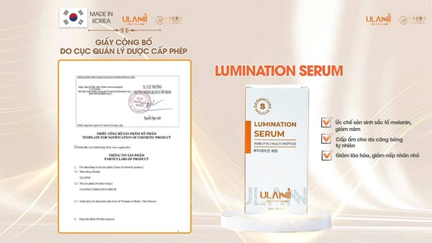 Sản phẩm Serum ức chế nám Ulanni