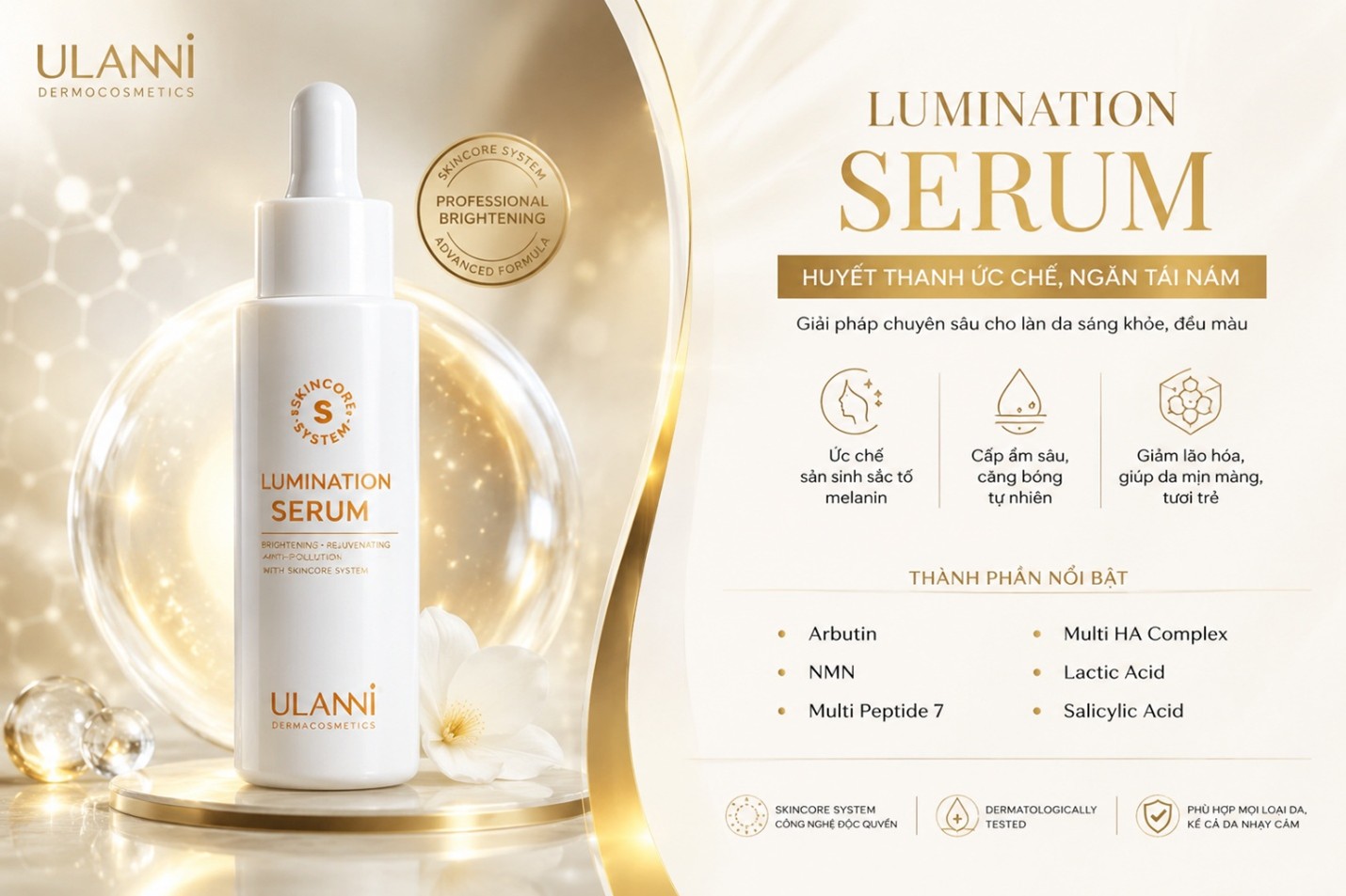 Ulanni Lumination Serum trị nám